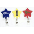 Star 28" Retractable Badge Holder with Metal Clip on Back